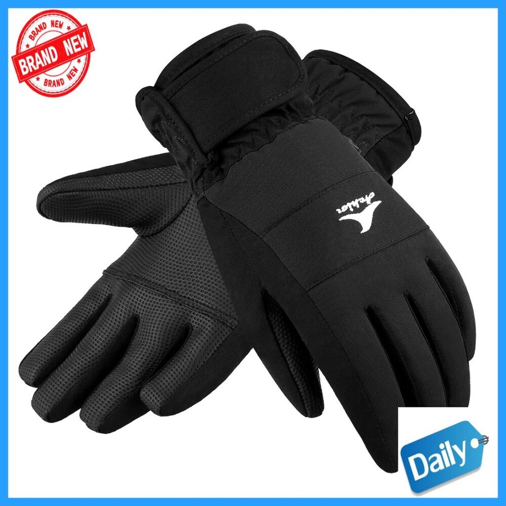Waterproof Winter Snow Gloves Touchscreen Kids Skiing Snowboarding Cycling